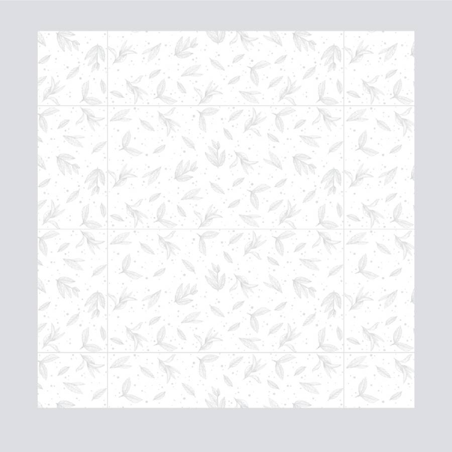 PARED LAUREL BLANCO 31X60 CM - Image 3