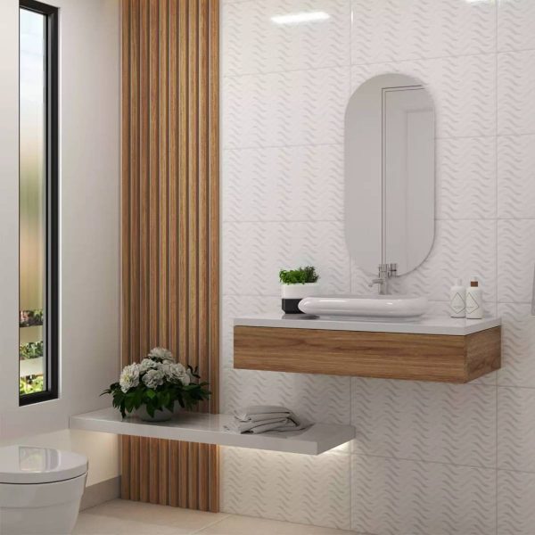 PARED LITORAL BLANCO 31X60 CM