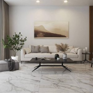 PISO MARMOL ALHAMBRA BLANCO 43X87 CM - Image 2