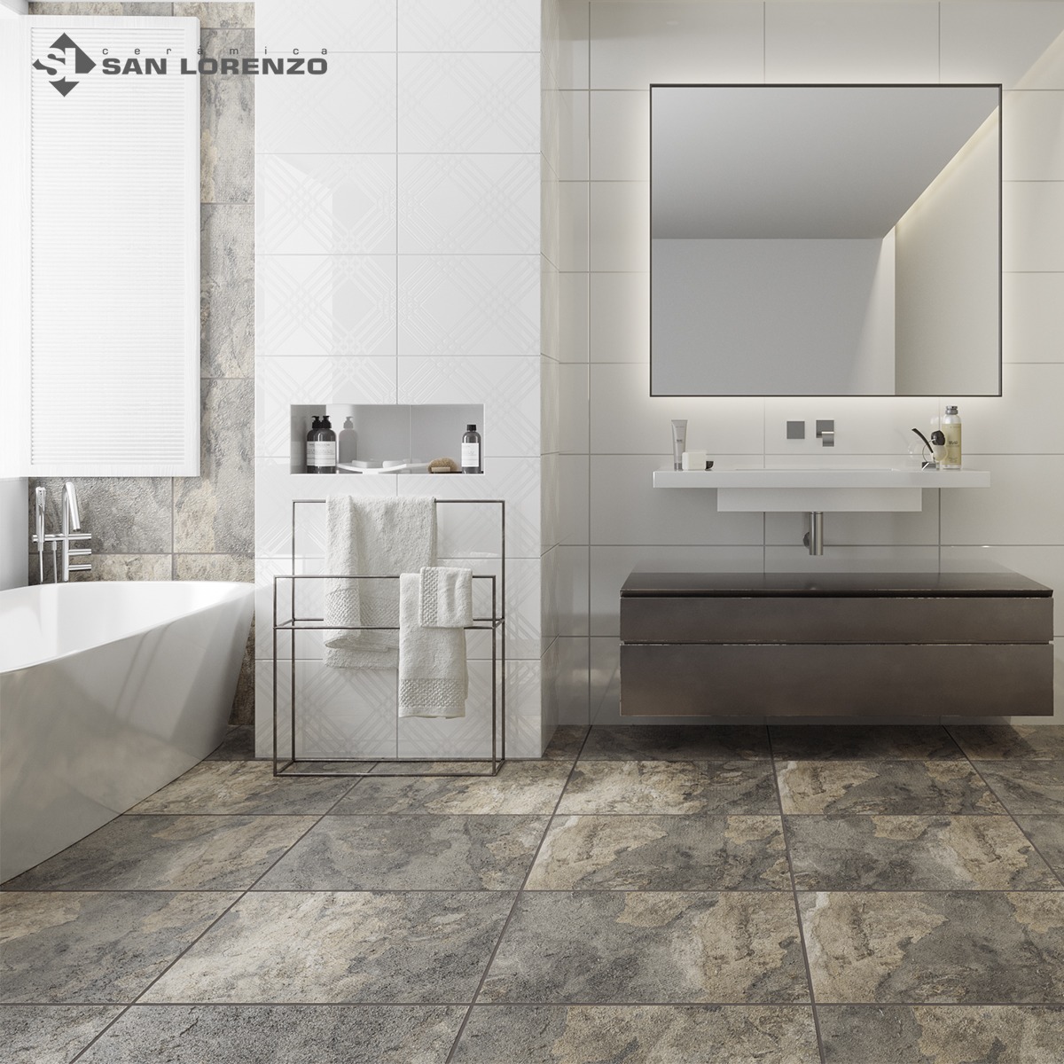 PISO PIEDRA CALERA MIX 60X60 CM - Image 2