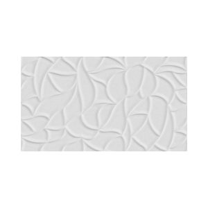 PARED RELIEVE VASCO BLANCO 31X60 CM