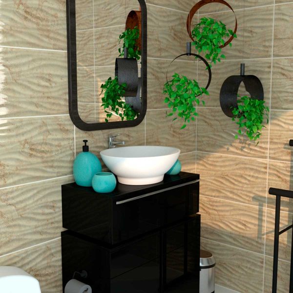 PARED SALVATORE BEIGE 32.3X56 CM