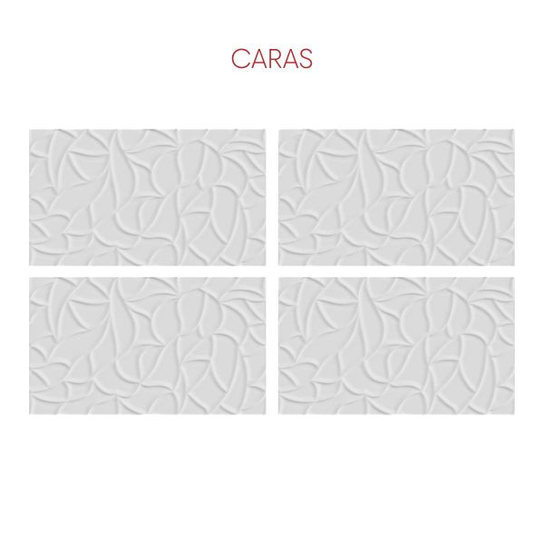PARED RELIEVE VASCO BLANCO 32.3X56 CM