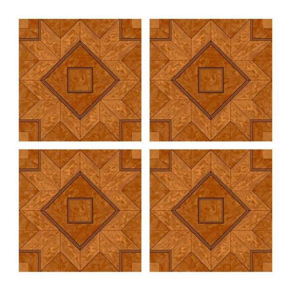 PISO MADERA ESTRELLA CARAMELO 50X50 CM