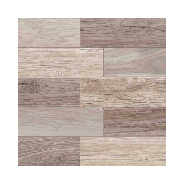 PISO MADERA SANDALO MIX 50X50 CM