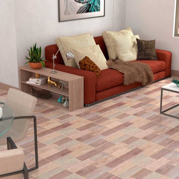 PISO MADERA SANDALO MIX 50X50 CM