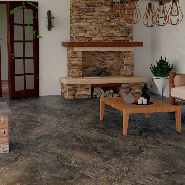 PISO PIZARRA CENIZA 60X60 CM