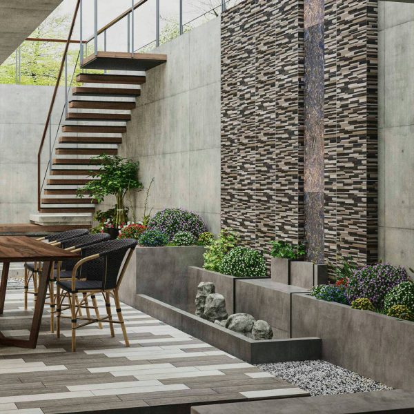 PARED GETHI GRIS 30.5X45 CM