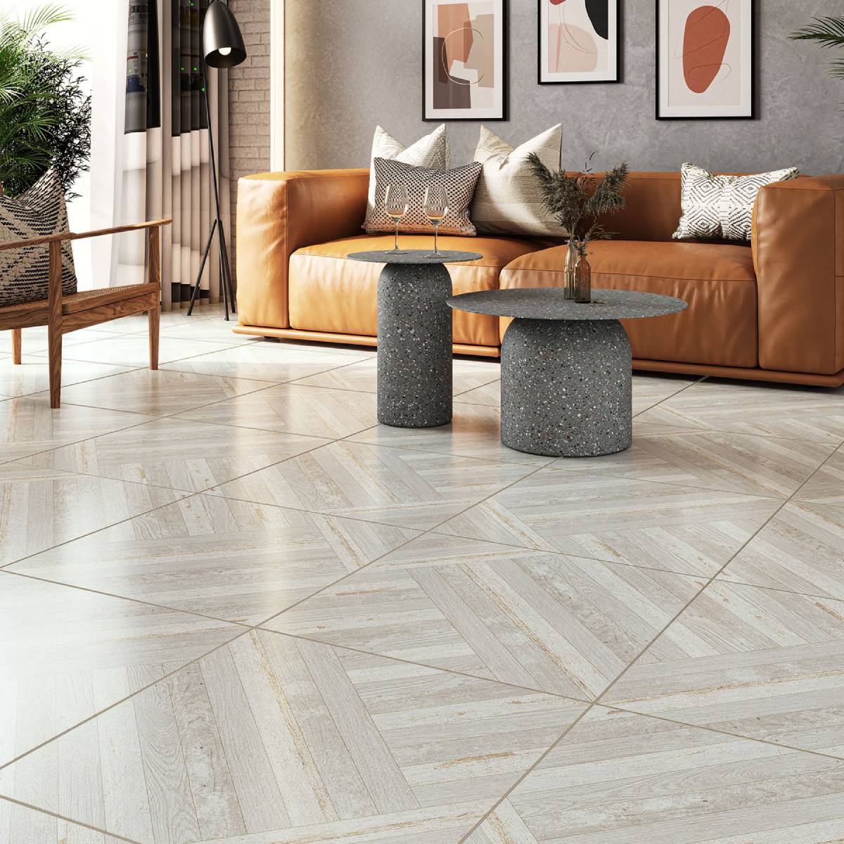 PISO MADERA ARALIA NIEVE ST 61X61 CM - Image 2