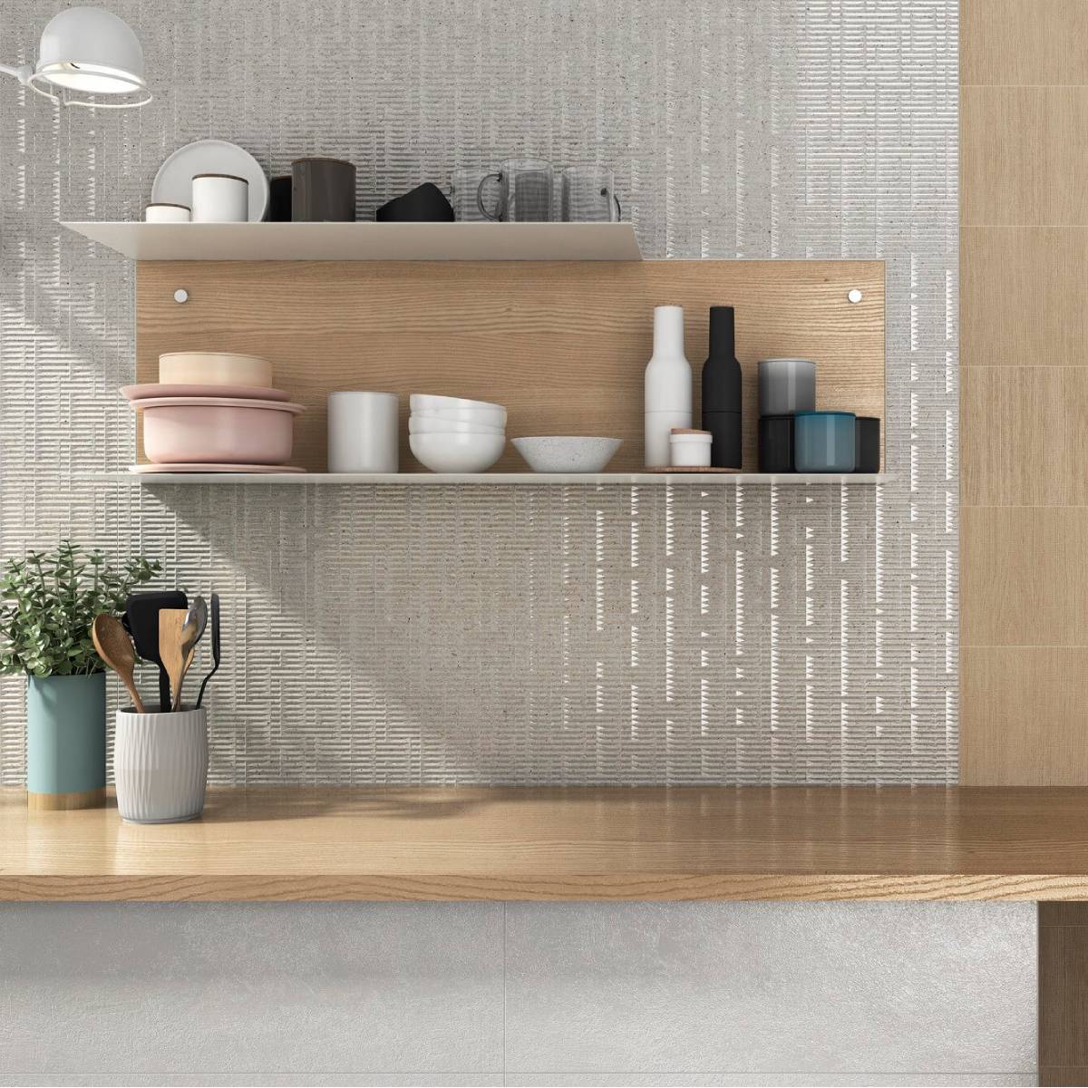 PARED DAILY BEIGE 20X60 CM - Image 2