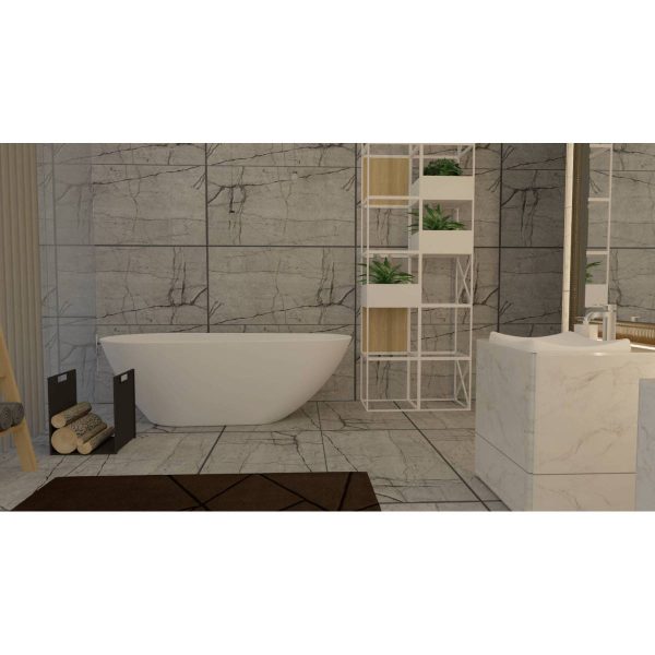 PORCELANATO DAMASCO GRIS 60X120 CM