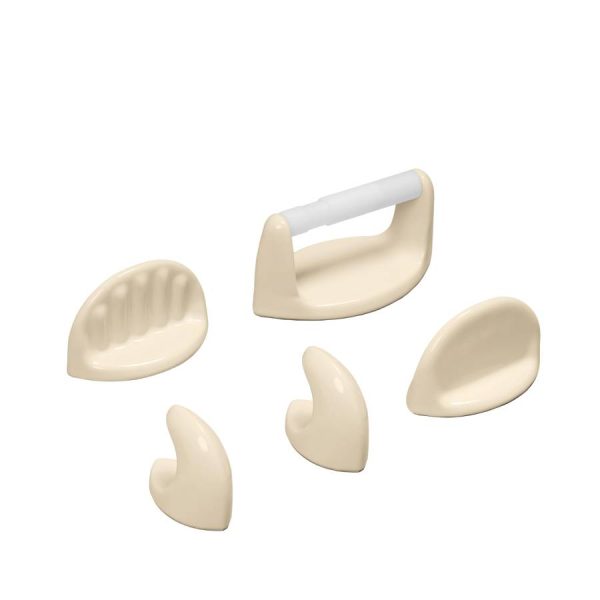 A8. COMBO DE BAÑO TAIRONA BONE SIN PEDESTAL DE OCHO PIEZAS