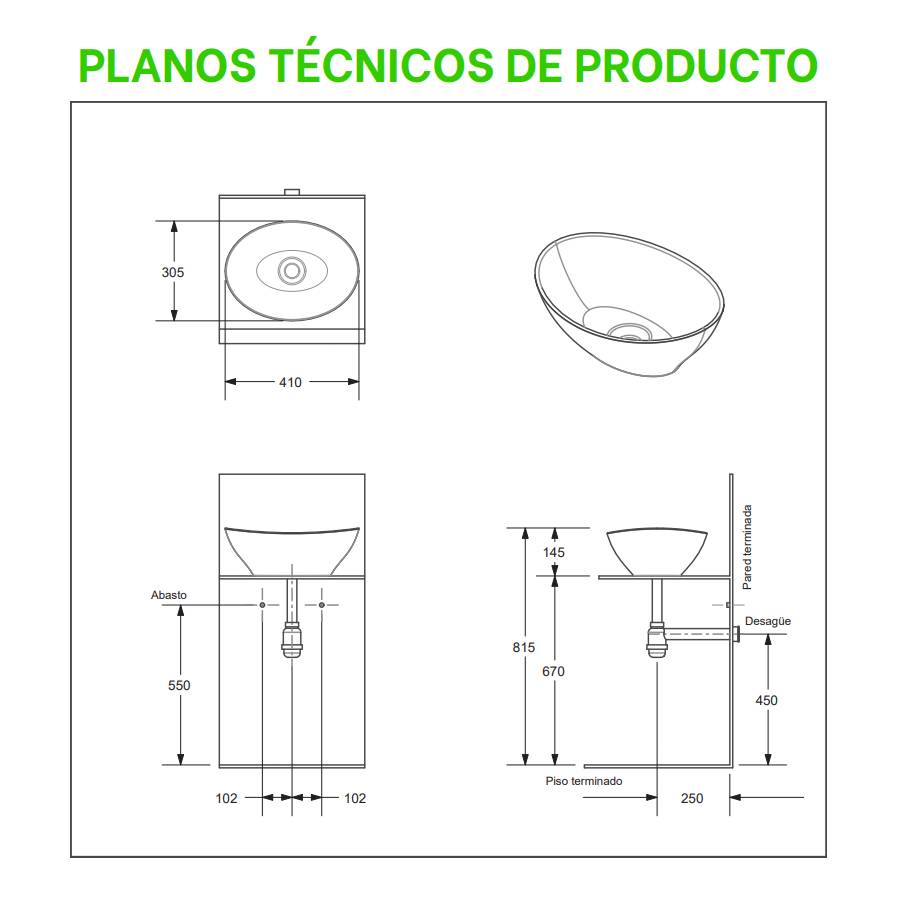 LAVAMANOS VESSEL PORTOBELLO BLANCO - Image 4