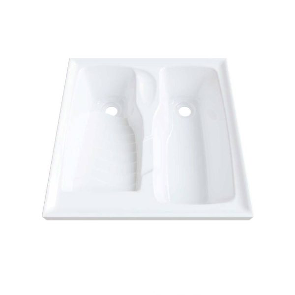 LAVARROPAS AQUA BLANCO CON FLAUTA 60X60 CM