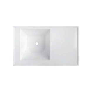 LAVARROPAS PRO BLANCO IZQUIERDO CON FLAUTA 100X60 CM