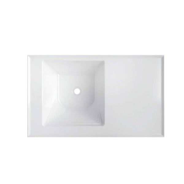 LAVARROPAS PRO BLANCO IZQUIERDO CON FLAUTA 100X60 CM