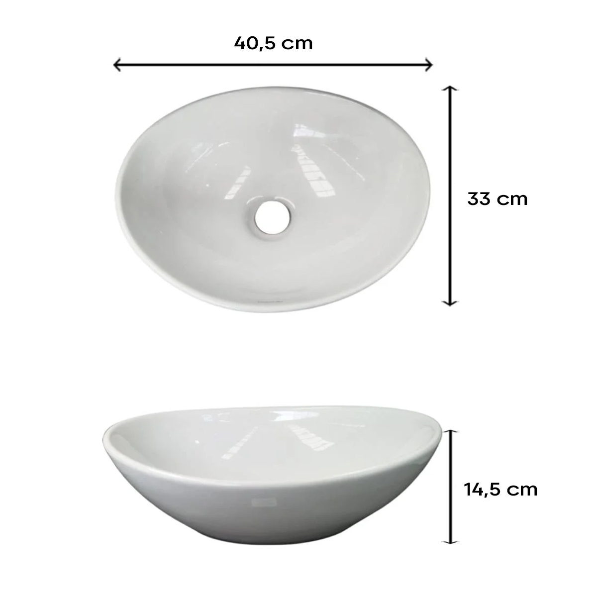 LAVAMANOS BLANCO OPORTO VESSEL - Image 2