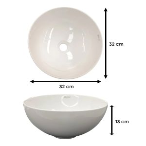 LAVAMANOS BLANCO DUBLIN VESSEL - Image 2
