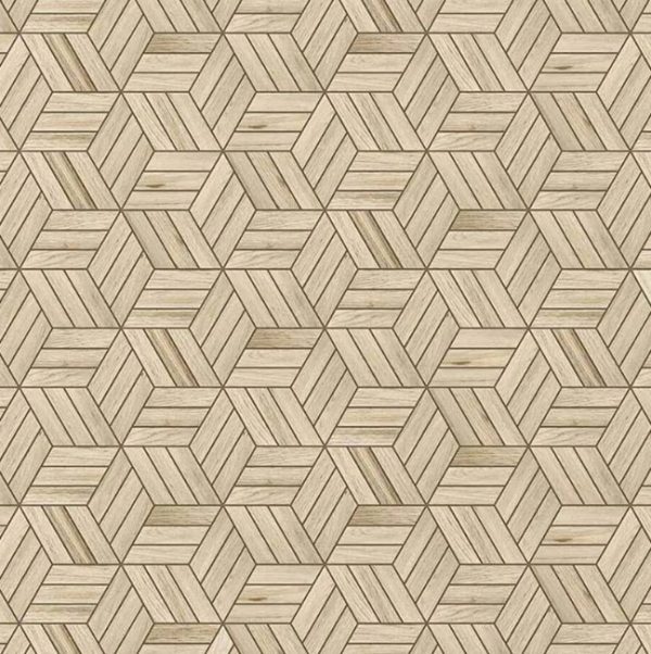 MALLA HEXAGONO NOGAL BEIGE 21X21 CM