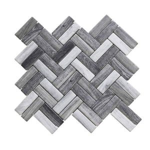 MALLA BOSCO CHEVRON GRIS 28X31 CM