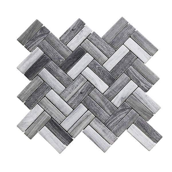 MALLA BOSCO CHEVRON GRIS 28X31 CM