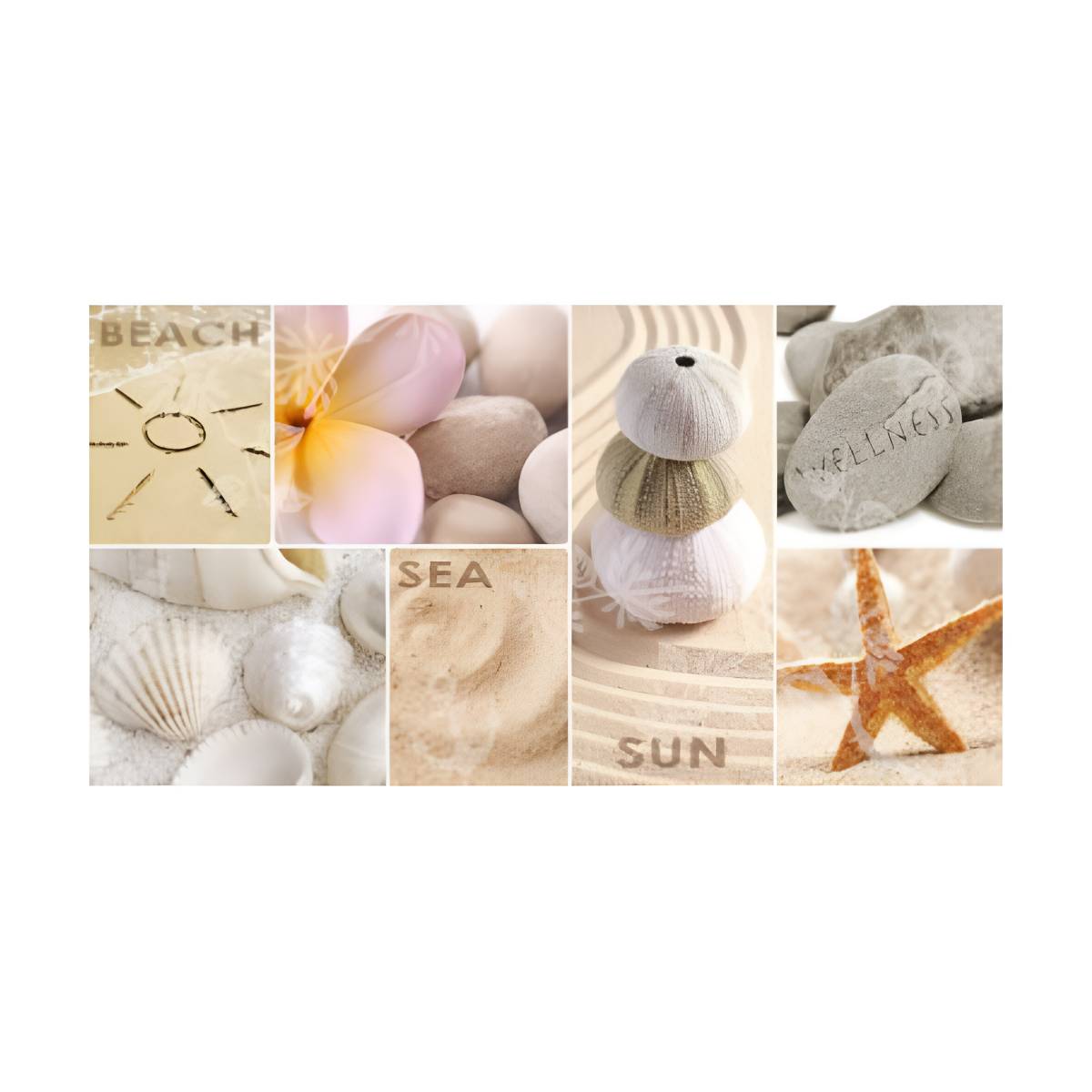 DECORADO REF: BEACH RECT 25X50 CM - Image 1