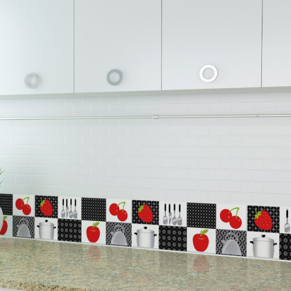 DECORADO FRUTOS ROJOS 15X45 CM