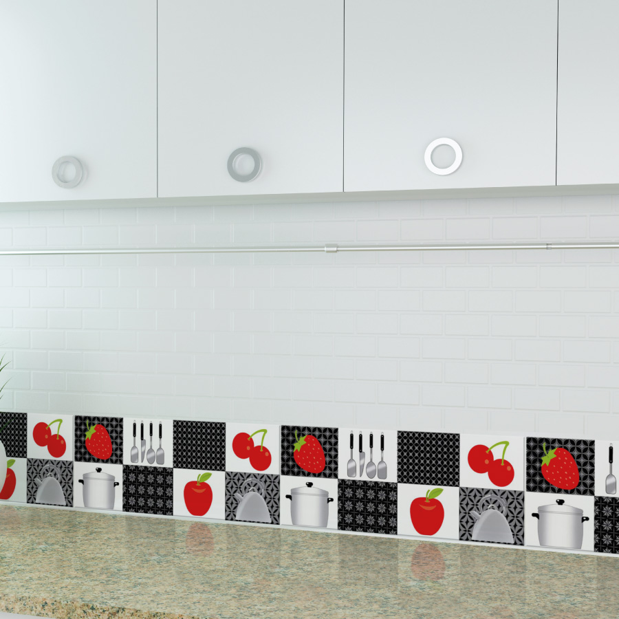 DECORADO FRUTOS ROJOS 15X45 CM - Image 2