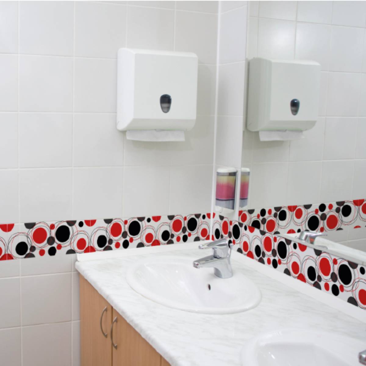 DECORADO ORBIT NEGRO 15X45 CM - Image 2