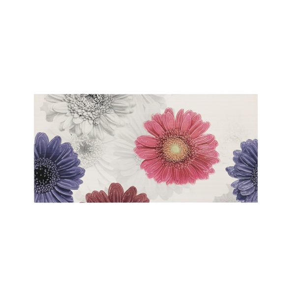 URBAN DECO GERBERA BLANCO 25X50 CM 2 PIEZAS