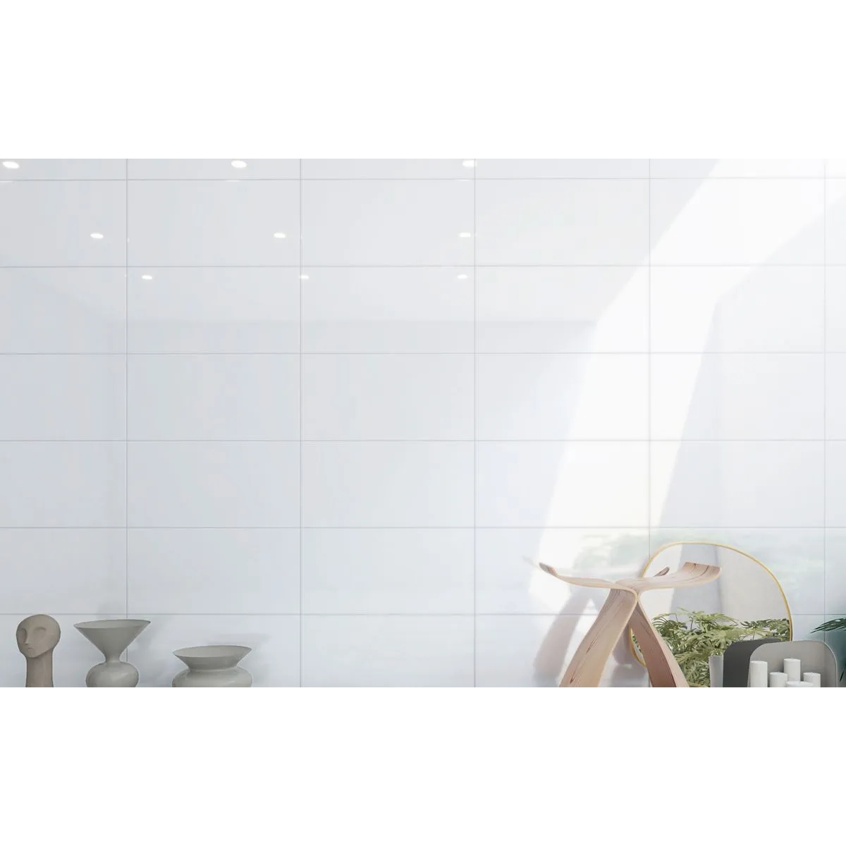 PARED ASTRO BLANCO 30X60 CM - Image 2