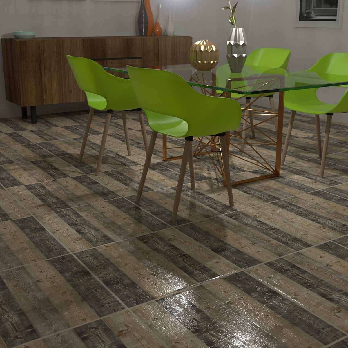 PISO VINTAGE CHOCOLATE 60X60 CM - Image 2