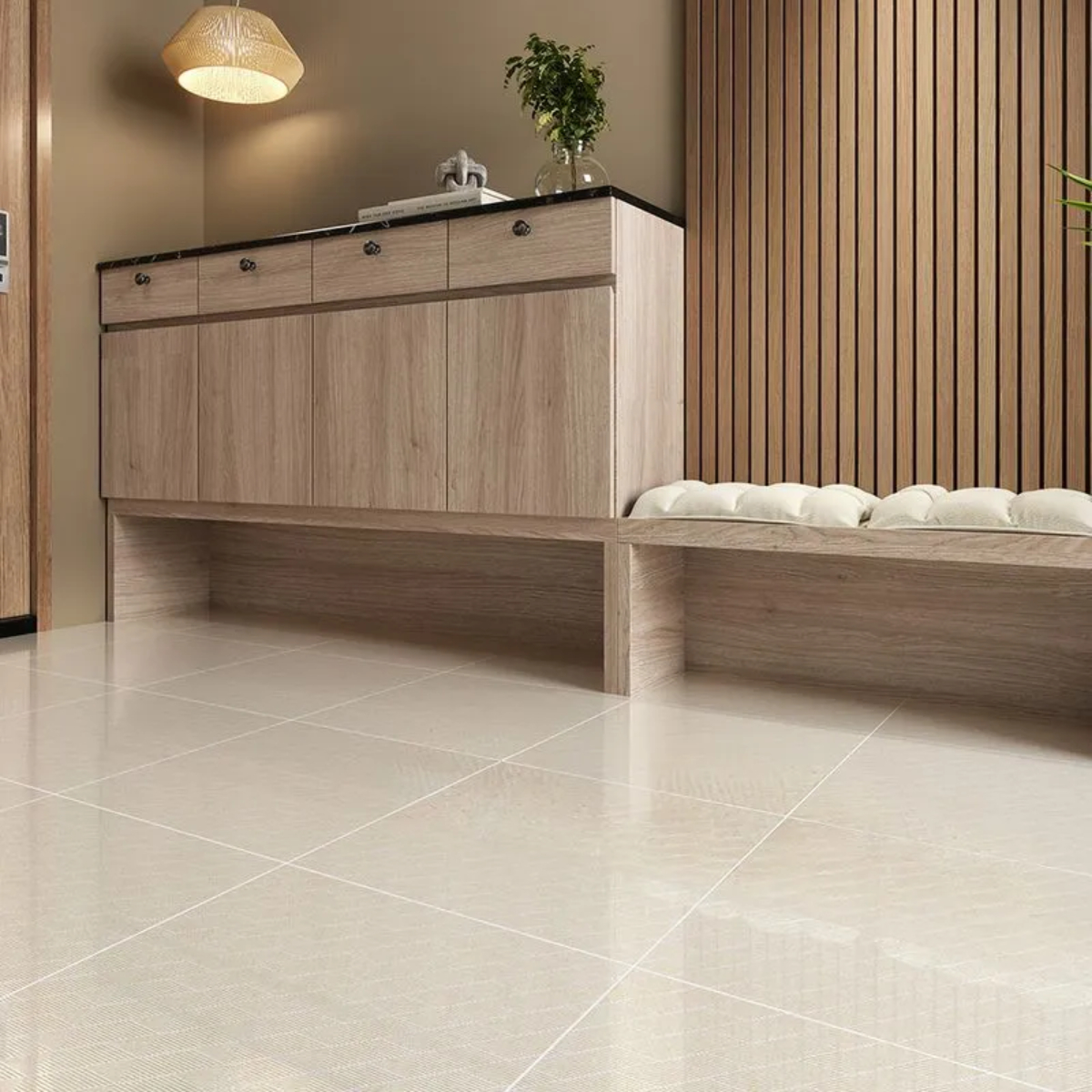 PISO NOELLE BLANCO BRILLANTE 44.5X44.5 CM - Image 2