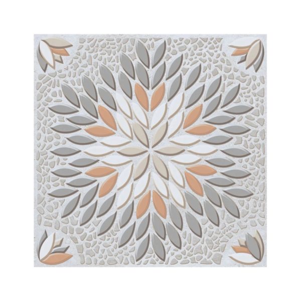 PISO MANDALA EXTERIOR BEIGE 45X45 CM