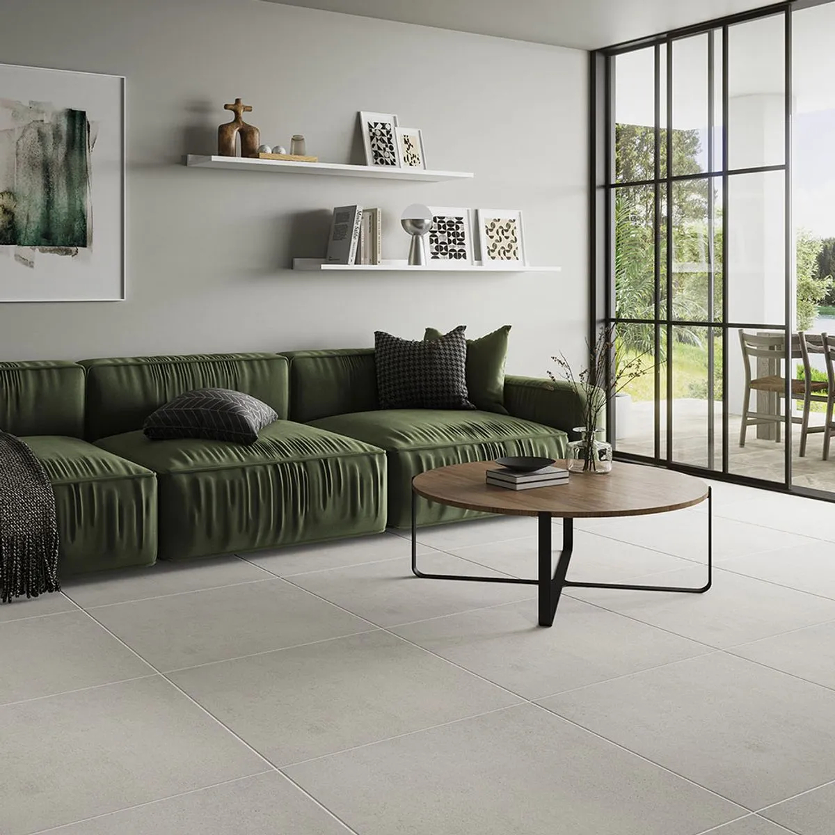 PISO NORDICO GRIS CLARO 61X61 CM - Image 2