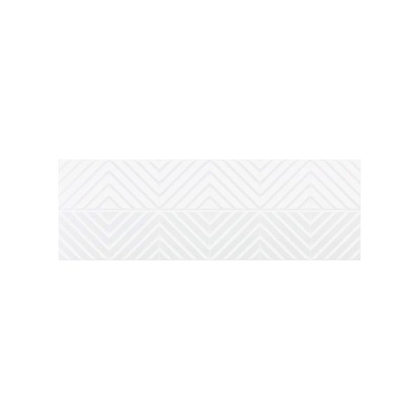 PARED RECT HANNE BLANCO RLV 33.3X100 CM