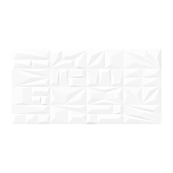 PARED MENFI BIANCO PLUS RT 37X74 CM