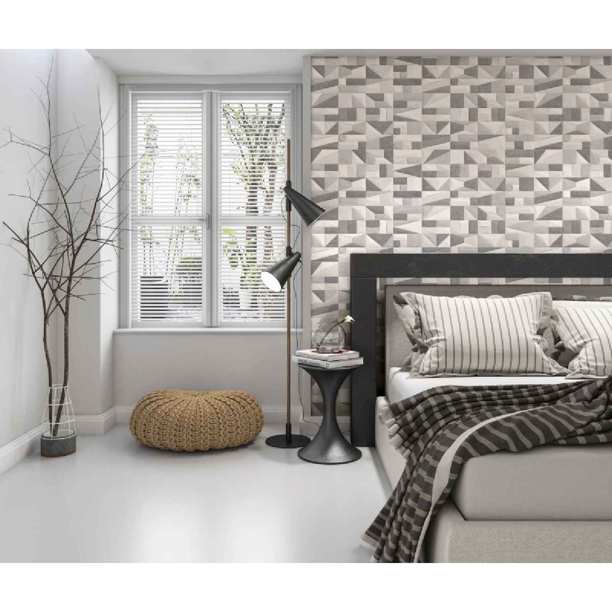 PARED MENFI GRIGIO PLUS RT 37X74 CM - Image 2