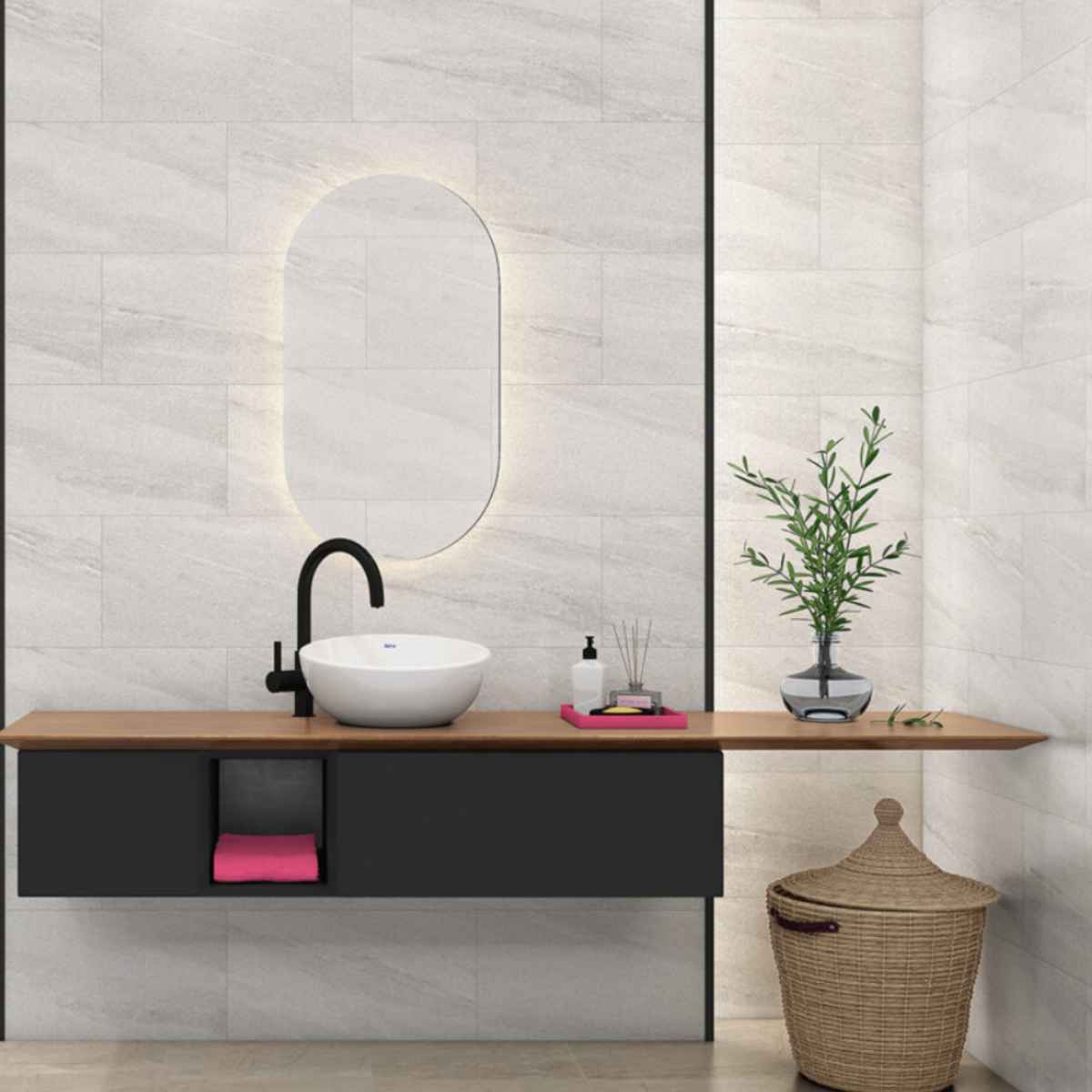 PISO Y PARED ARENITO GRIS 31X60 CM - Image 2