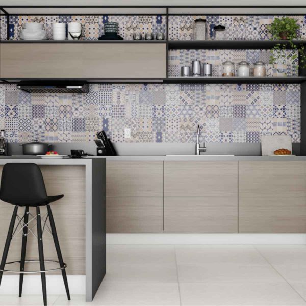 PISO Y PARED MONACO BLU RECT 30X60 CM
