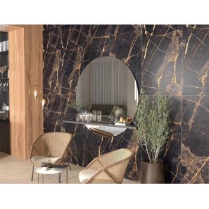PORCELANATO LAURENT GOLD BLACK GLOSTER 60X120 CM - Image 2