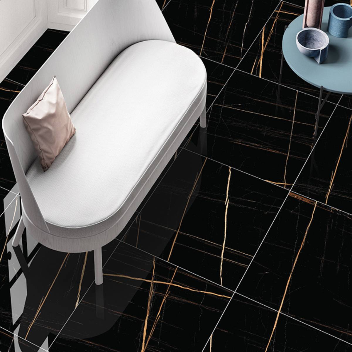 PORCELANATO ESM NAIROBI B NEGRO 60X60 CM - Image 2