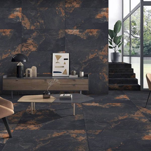 PORCELANATO NAMIBIA NEGRO MATE 60X120 CM