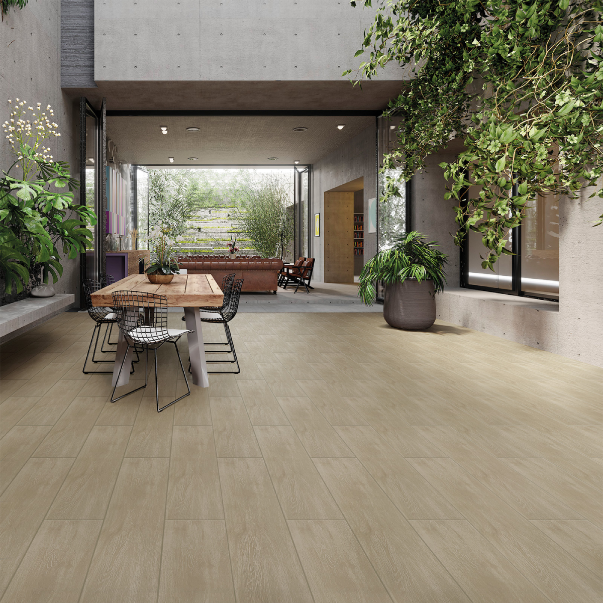 PISO GRES PORCELANICO MADERATO ALAMO 19X118 CM - Image 2