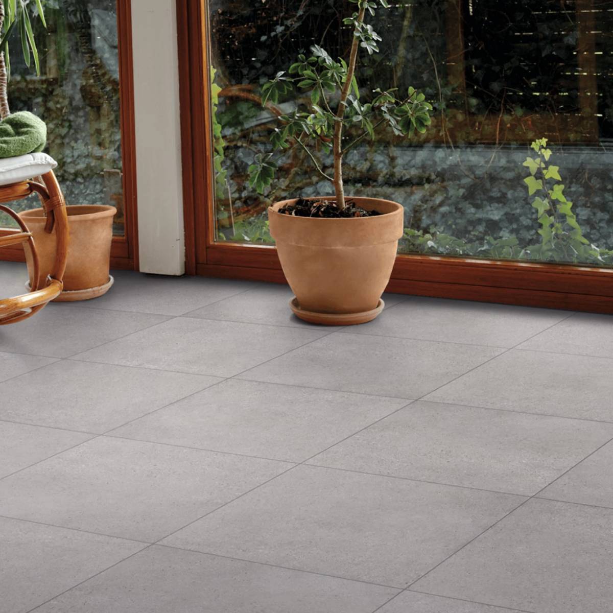 PORCELANATO MATE 61524 CONCRET GRAY 61X61 CM - Image 2
