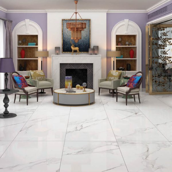 PORCELANATO ESMALTADO ALVINO STATUARIO 60X120 CM