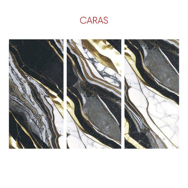 PORCELANATO ESMALTADO RADIANT BLACK GOLD 60X120 CM