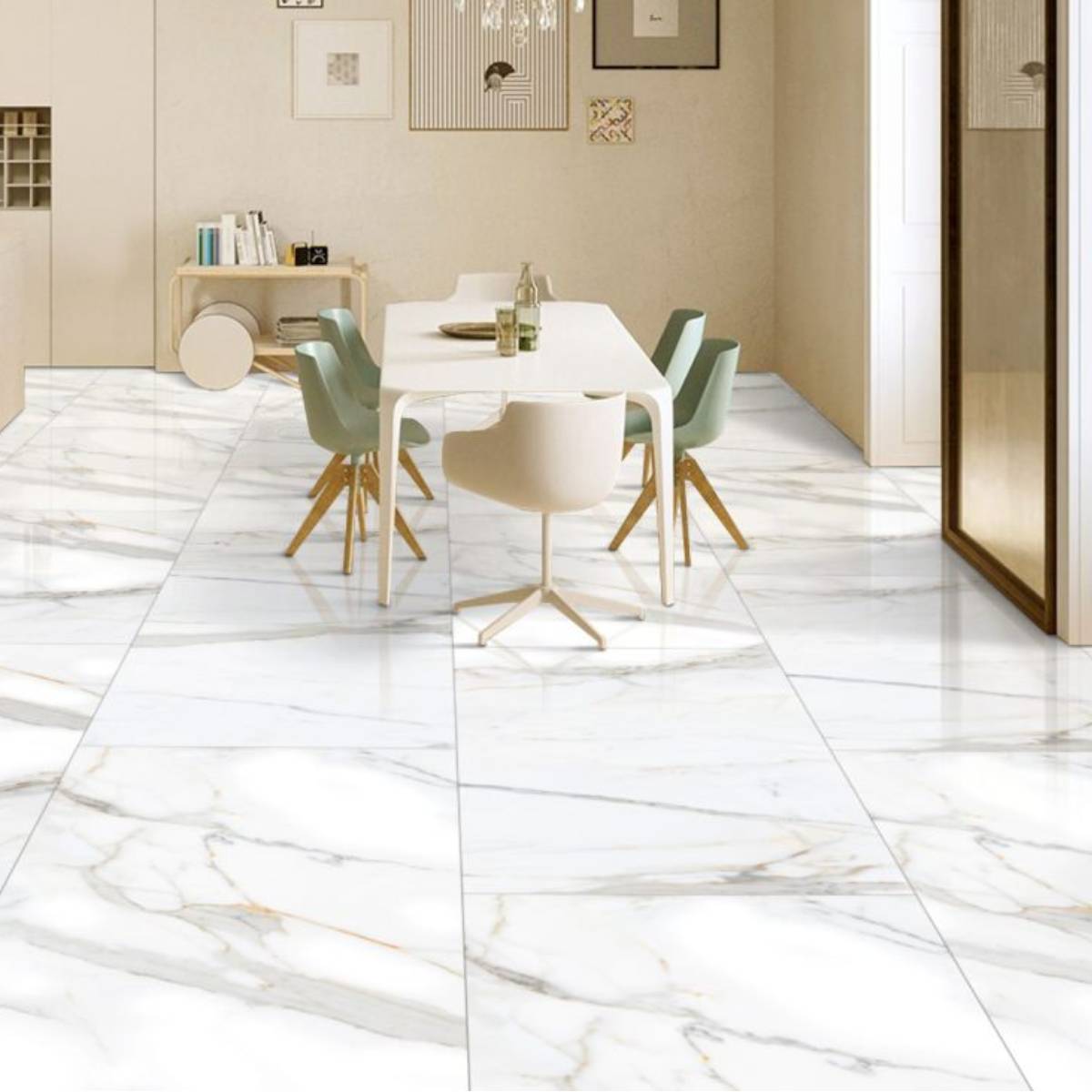 PORCELANATO ESMALTADO REGAL CARRARA 60X120 CM - Image 2