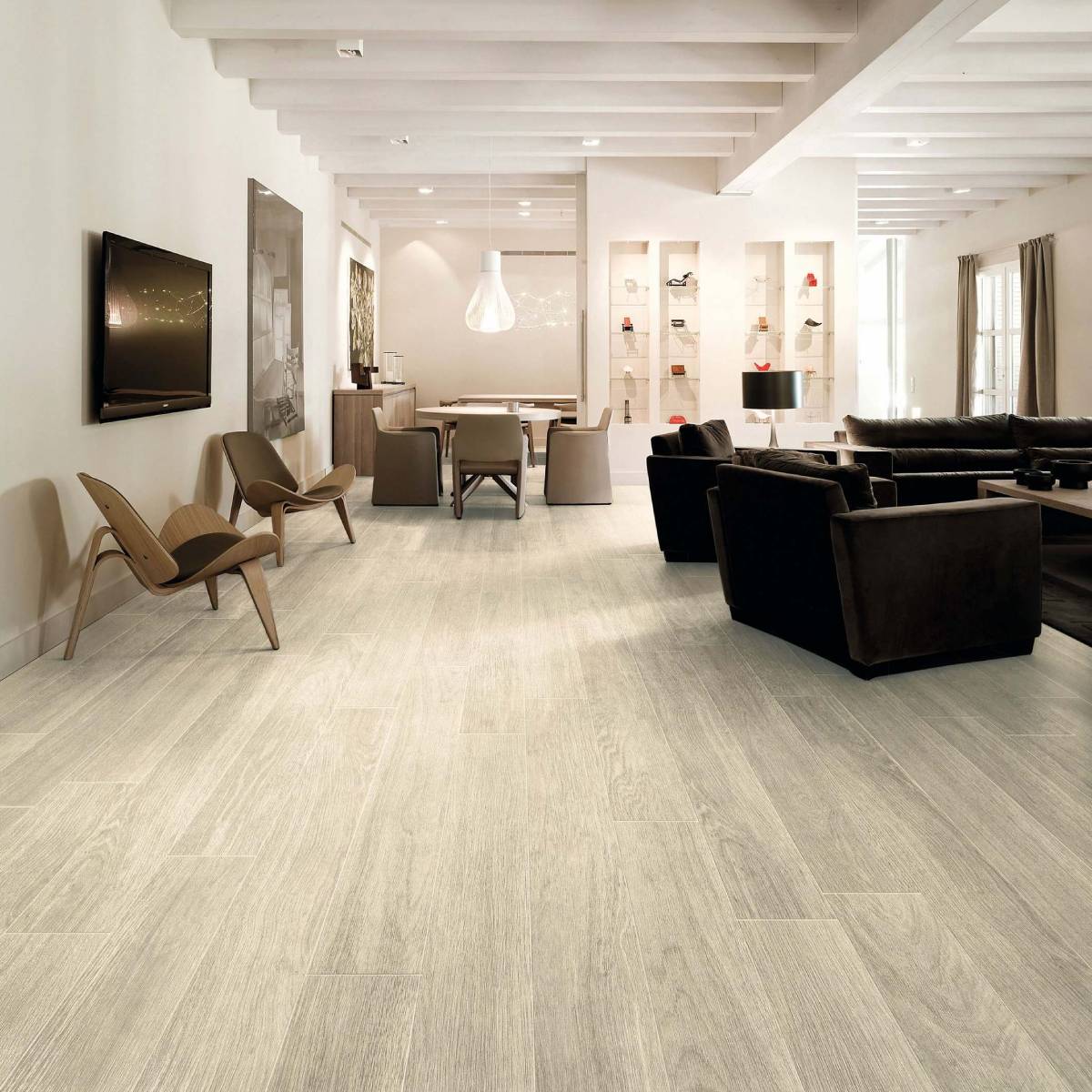 PISO SPC EASY MARBELLA SKY WHITE 18X122 CM - Image 2