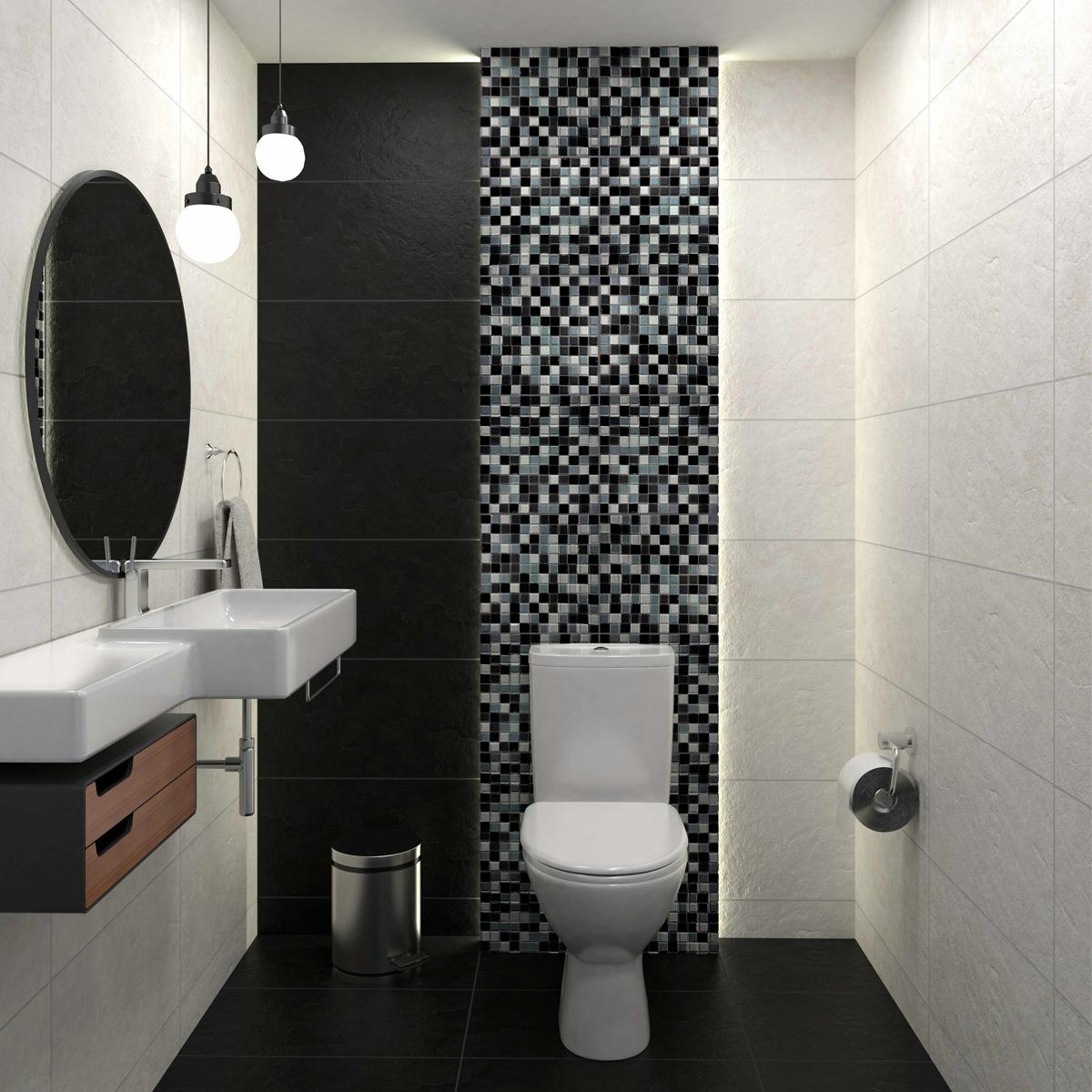 PISO Y PARED LAJA NEGRA 31X60 CM - Image 2